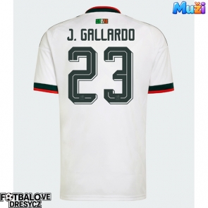 Mexiko Jesus Gallardo #23 Venkovní Dres MS 2026 Krátký Rukáv